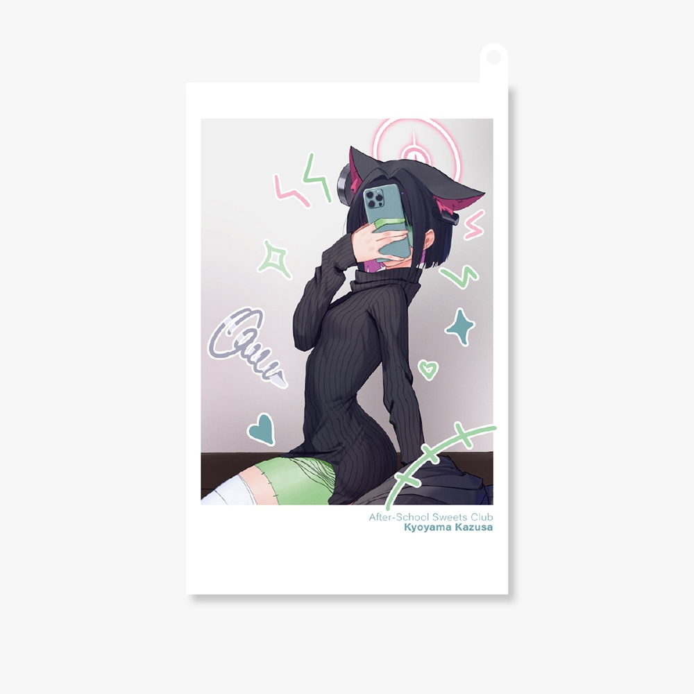 杏山カズサ x フランケンOOVer. 自撮りアクリルキーホルダー