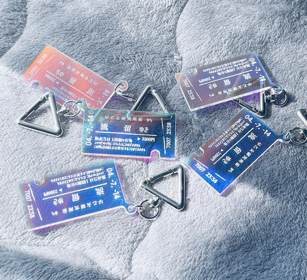 【新ゲッターロボ】切符型夢アクキー