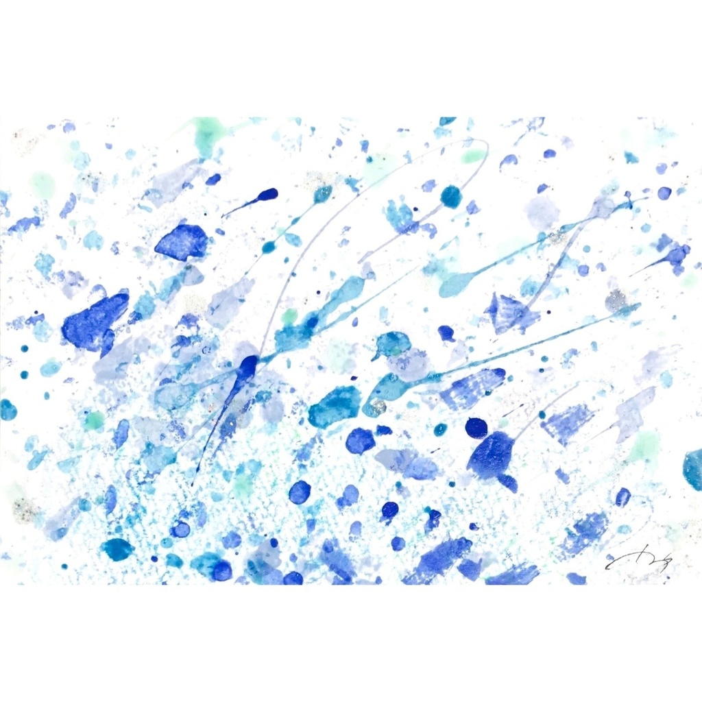 【額入り原画】潦※はがきサイズ