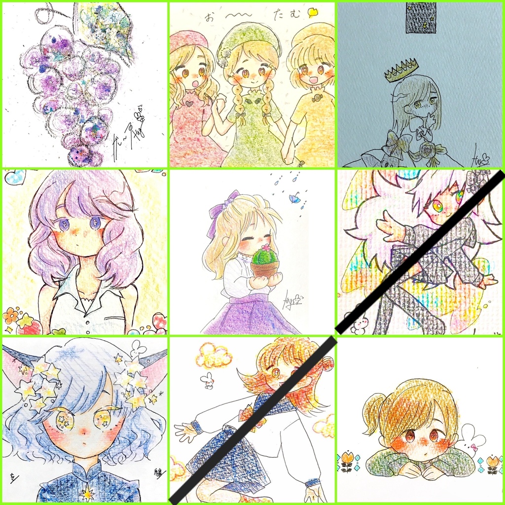 【各種原画】はみんぐ名義※はがきサイズ