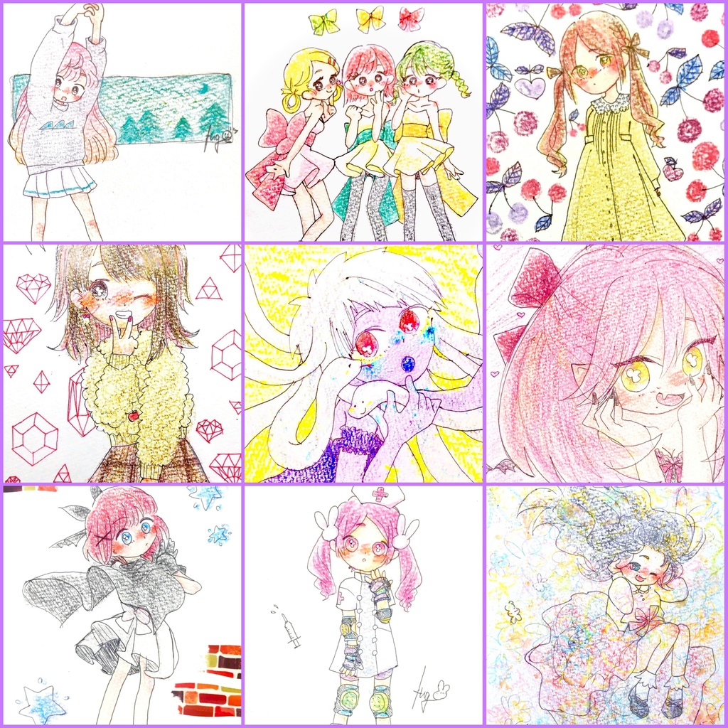 【各種原画】はみんぐ名義※はがきサイズ