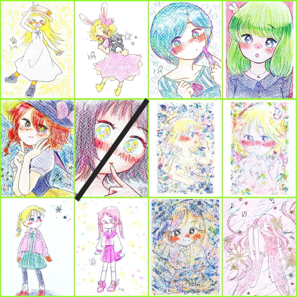 【各種原画】卯月トト名義(~2020年)※はがきサイズ