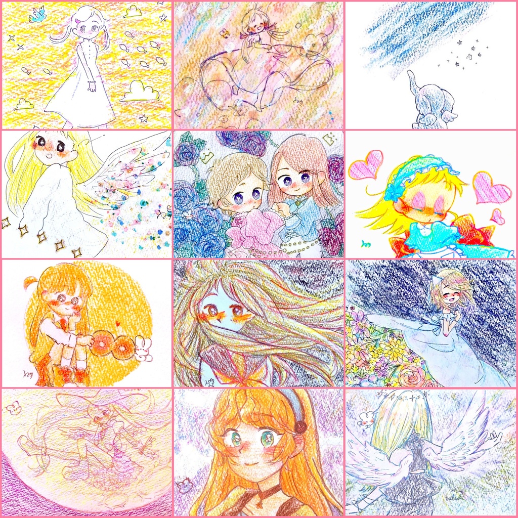 【各種原画】卯月トト名義(~2020年)※はがきサイズ