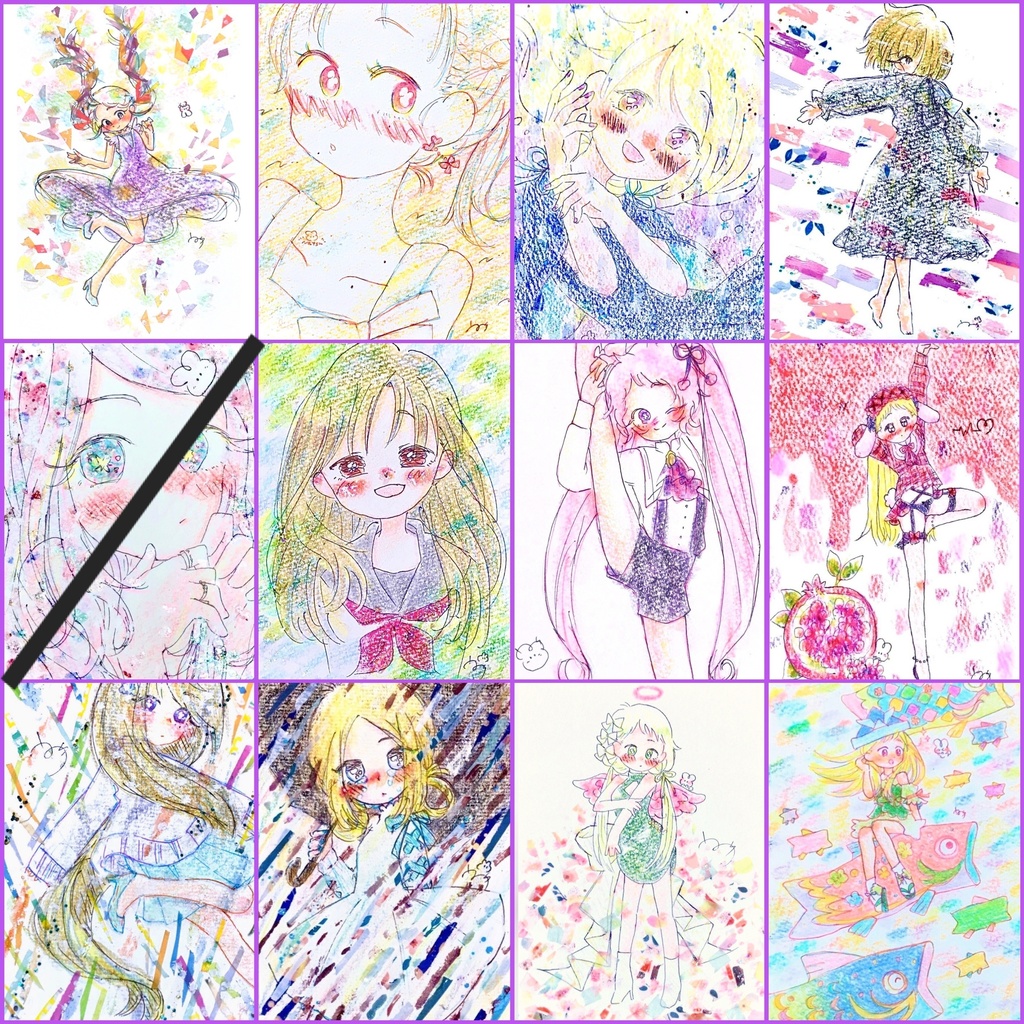 【各種原画】卯月トト名義(~2020年)※はがきサイズ