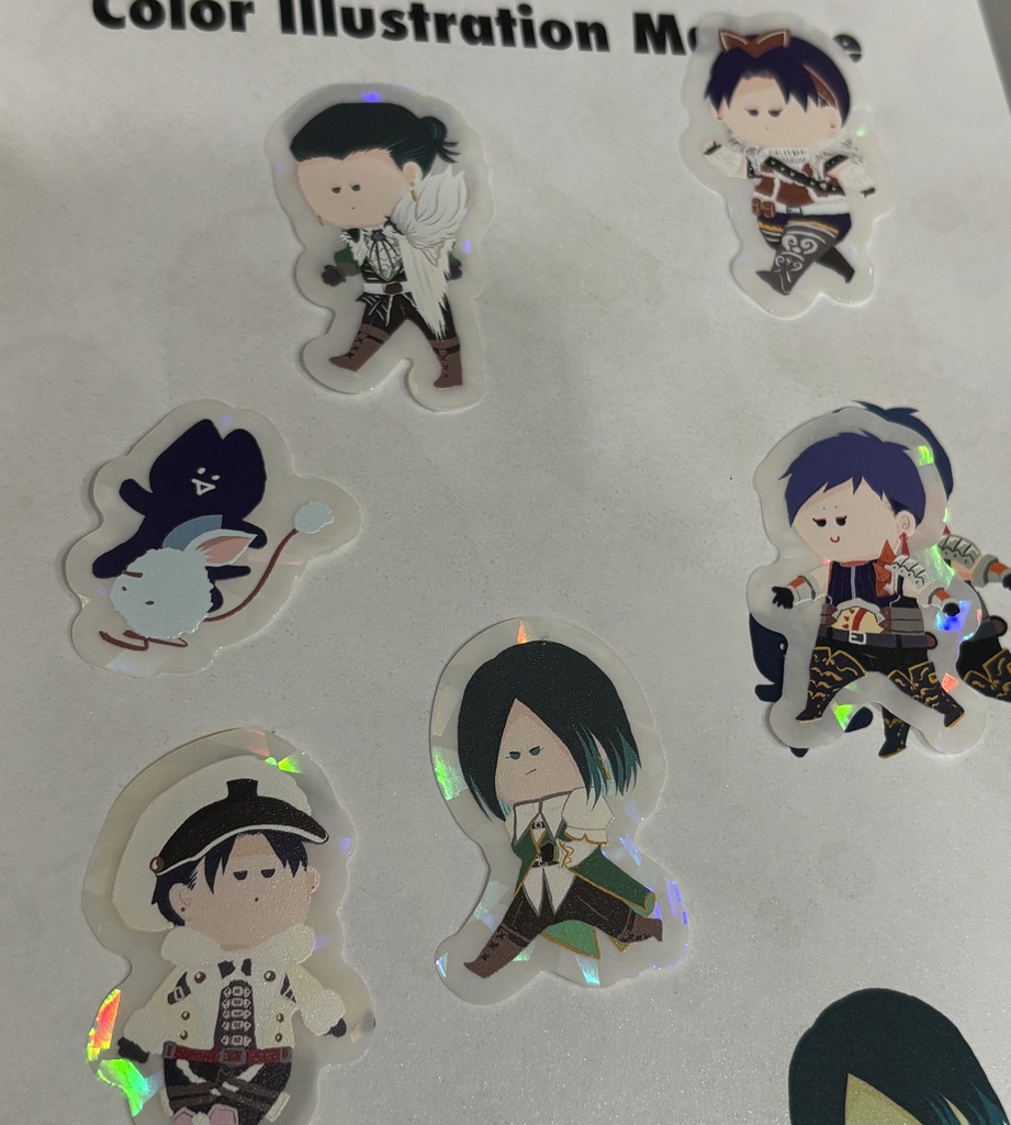 ハンターさんたち＋aフレークシールセット