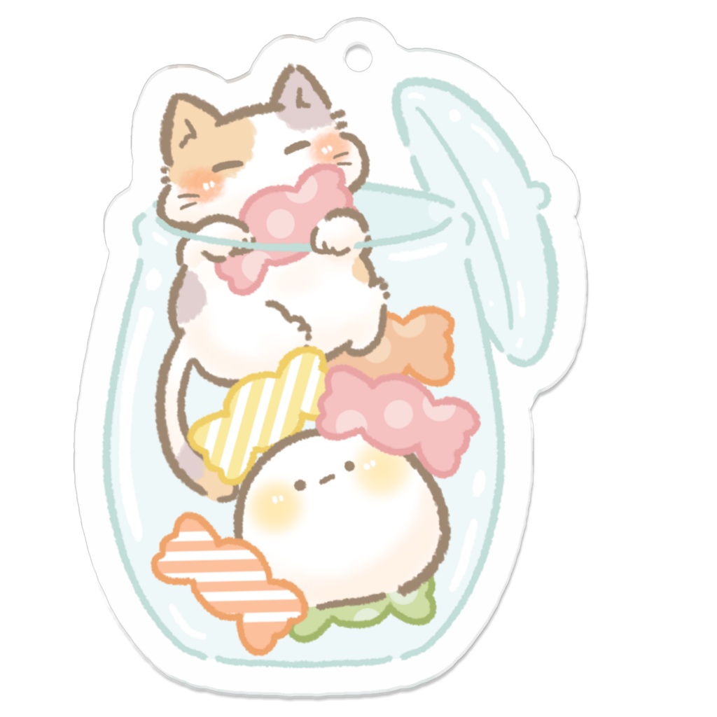 にゃんこ&もちるこキャンディ🍬