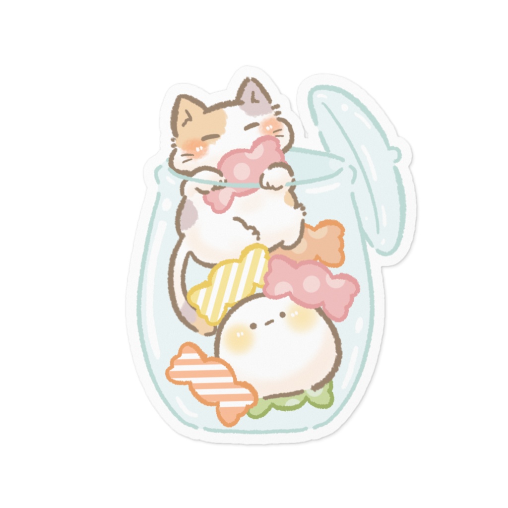 にゃんこ&もちるこキャンディ🍬