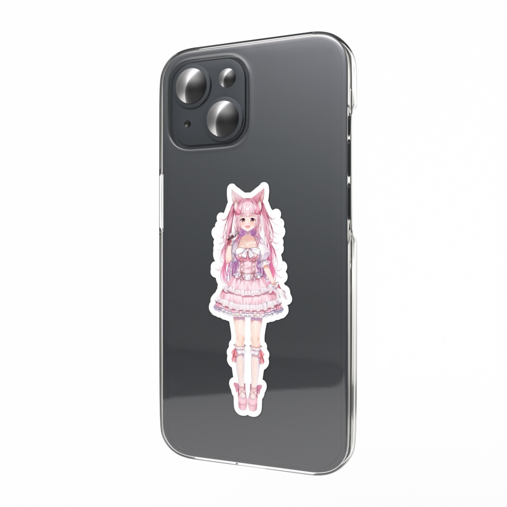 燃え燃えきゅん スマホステッカー