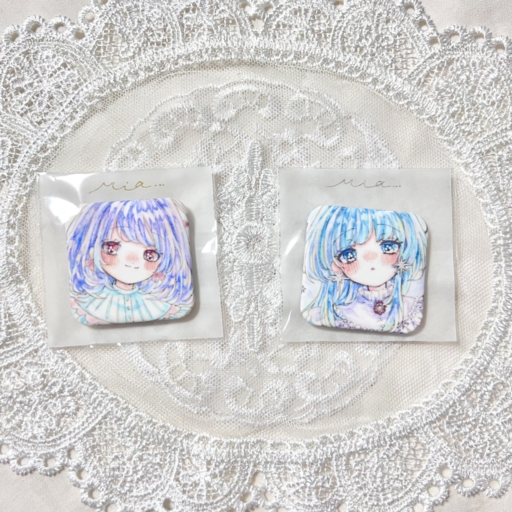 Petite&Velour缶バッジ