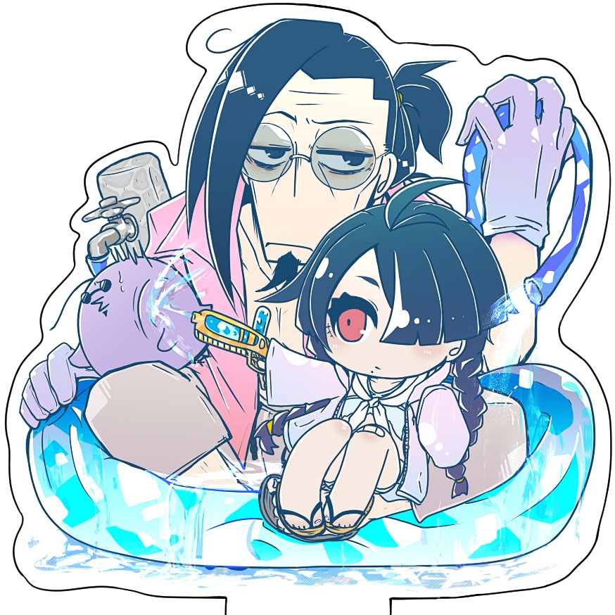 牙F.A.N.Gと幼阿鬼ちゃん（夏）アクスタ