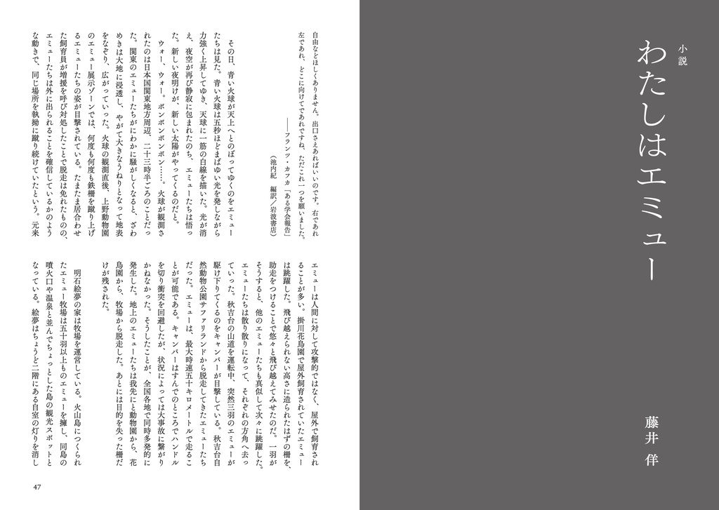 文芸誌『異界觀相vol.2』