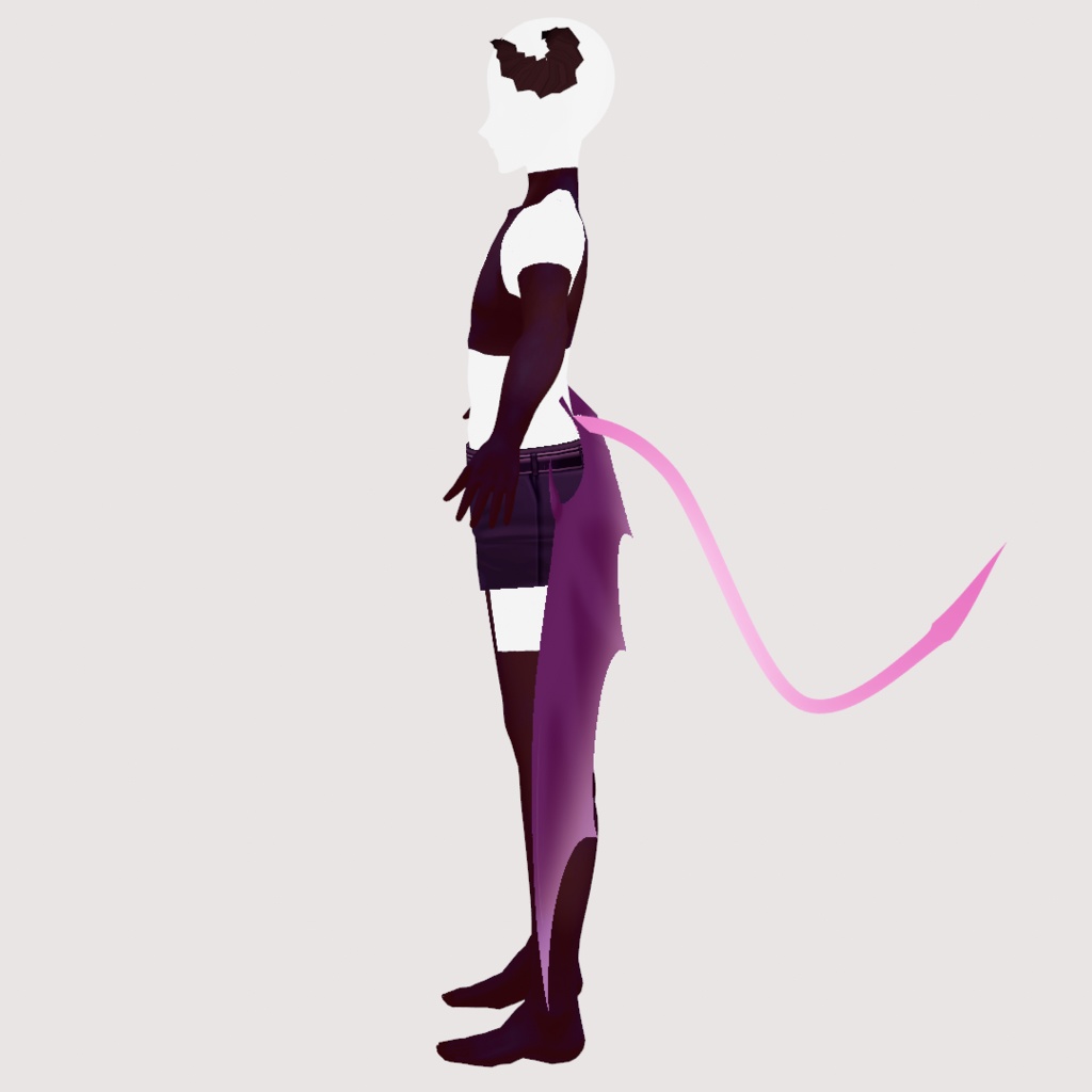 【VRoid(正式版)用】インキュバス衣装セット2【無料配布】