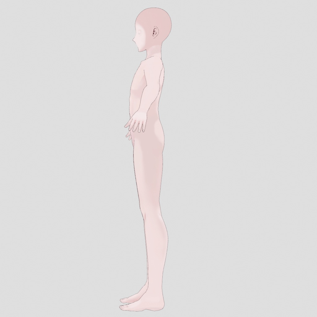 【VRoid用】少年素体用肌テクスチャ【.vroid素体有り】
