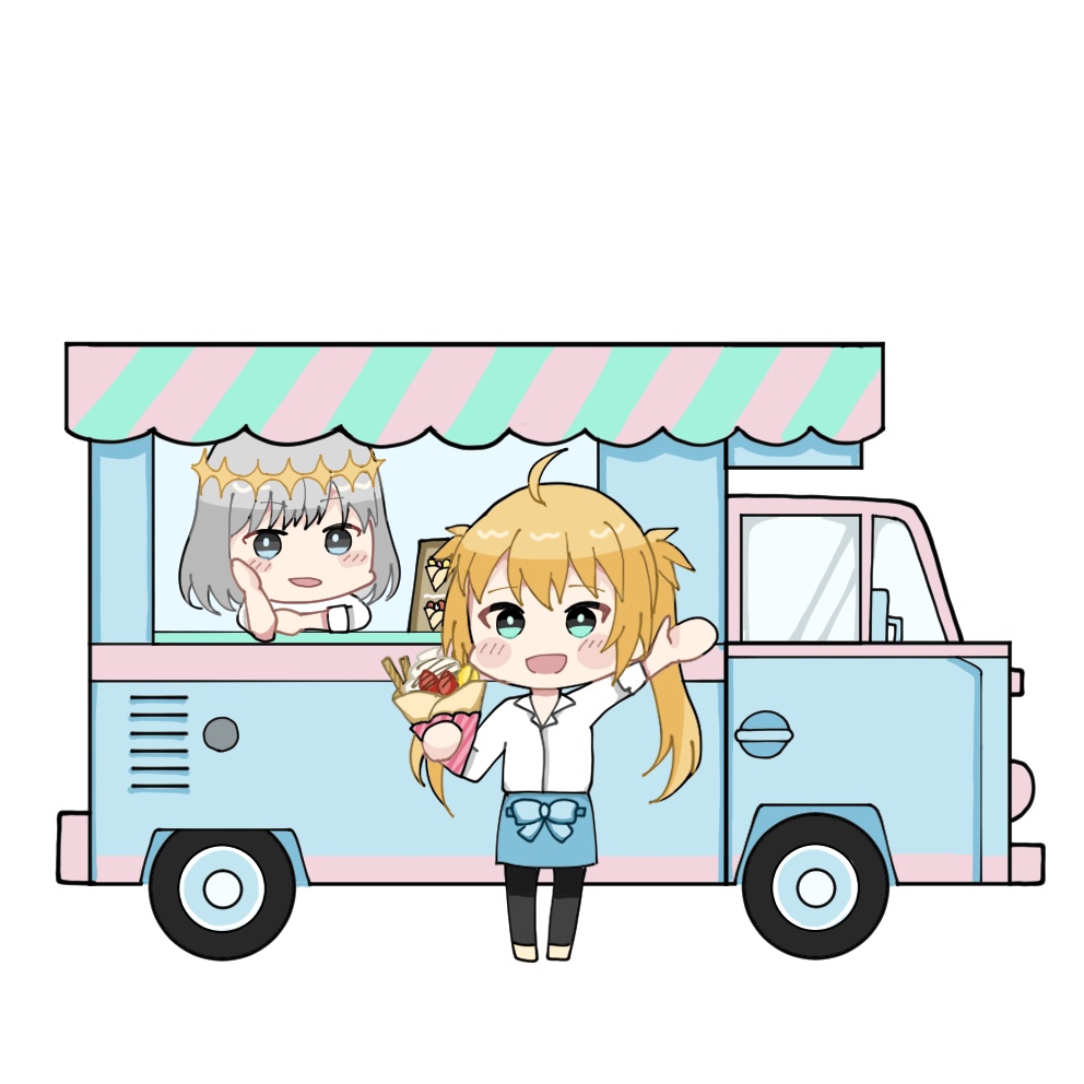 ちみアクリルスタンド(クレープ屋)