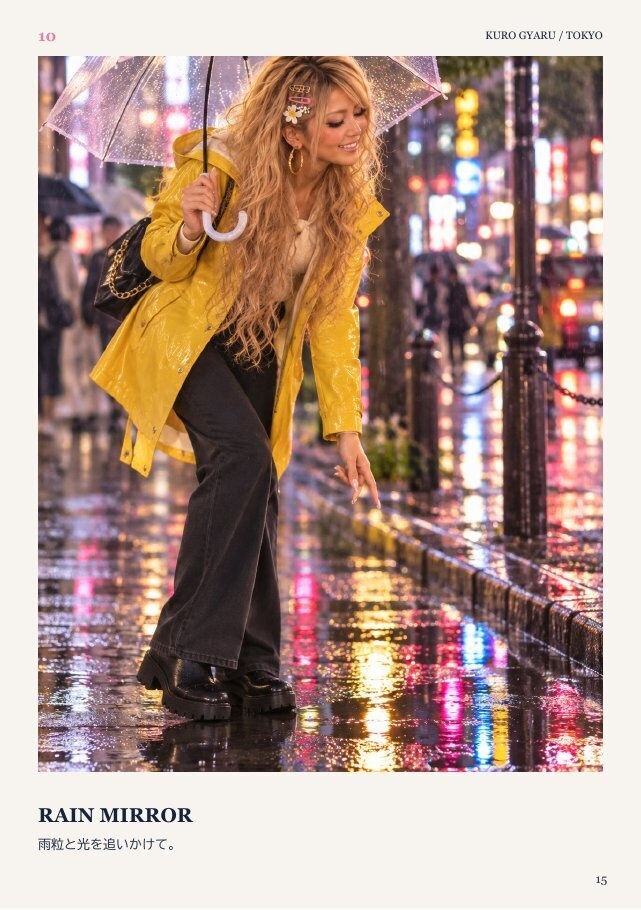 黒ギャル写真集「KURO GYARU / TOKYO 04 - AFTER DARK」【AI生成・30ページPDF版】