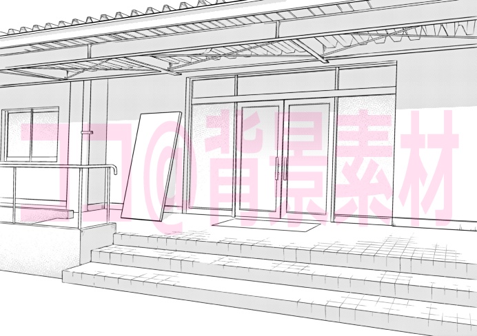 学校・体育館入口