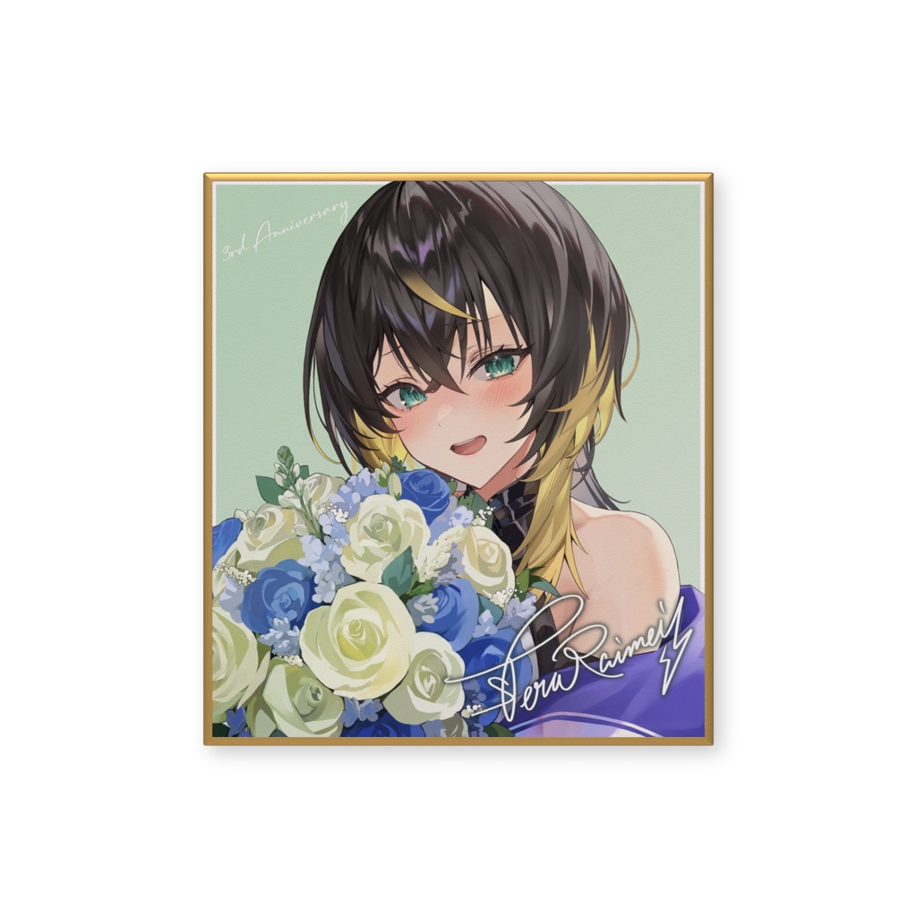 三周年記念グッズ⚡ミニ記念色紙
