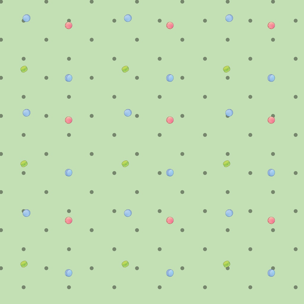 マカロン柄シームレスパターン