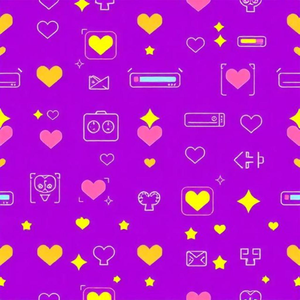 ゲームアイテム柄シームレスDigital paper8パターン