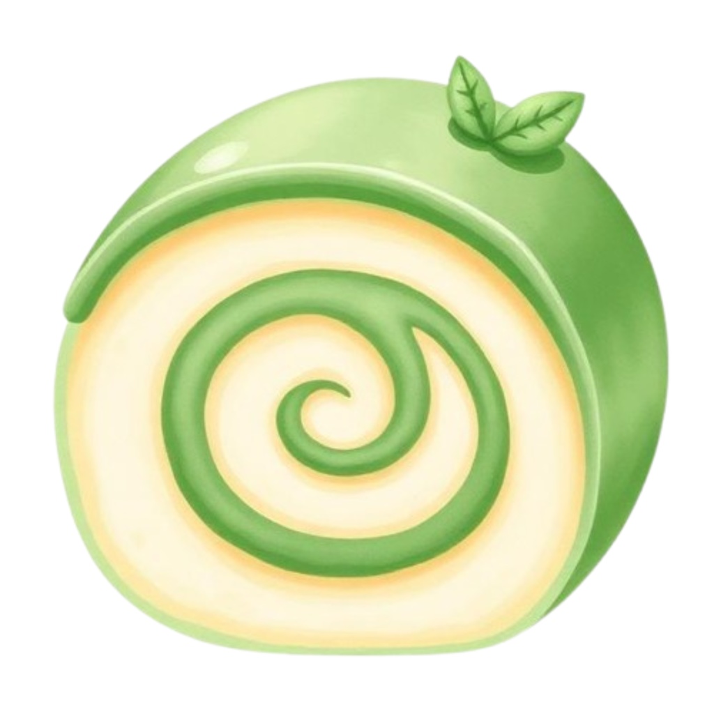 ケーキテーマdigitalcollage(Canva作成)