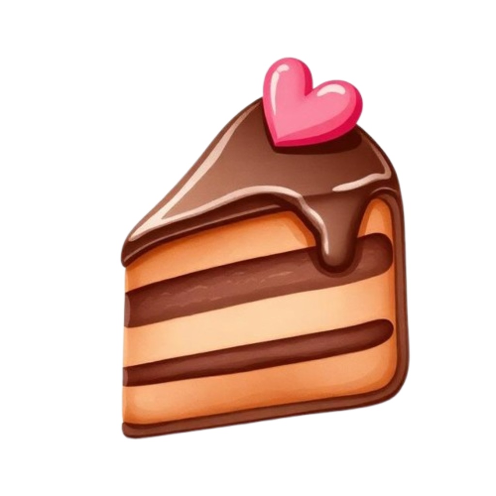 ケーキテーマdigitalcollage(Canva作成)