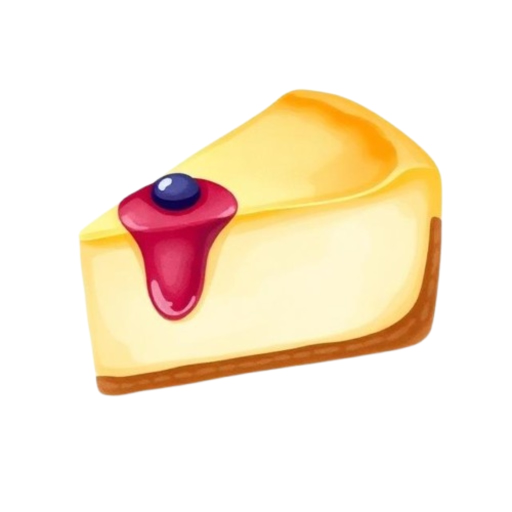 ケーキテーマdigitalcollage(Canva作成)