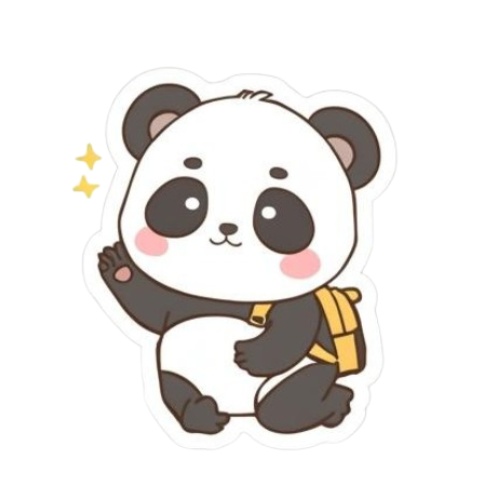 パンダcollage(Canva作成)