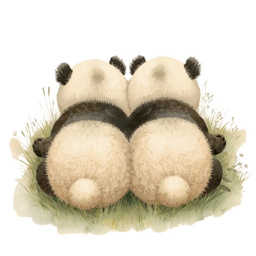 パンダcollage(Canva作成)