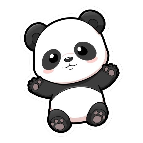 パンダcollage(Canva作成)