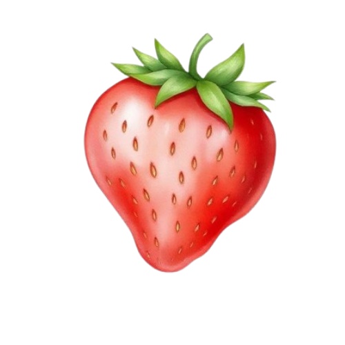 赤い果物(Canva作成)