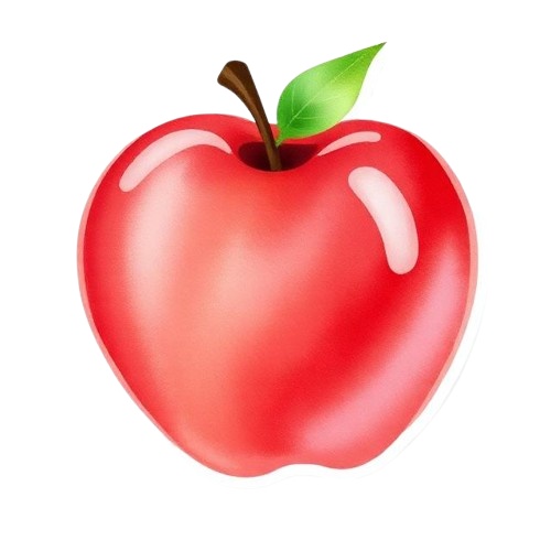 赤い果物(Canva作成)