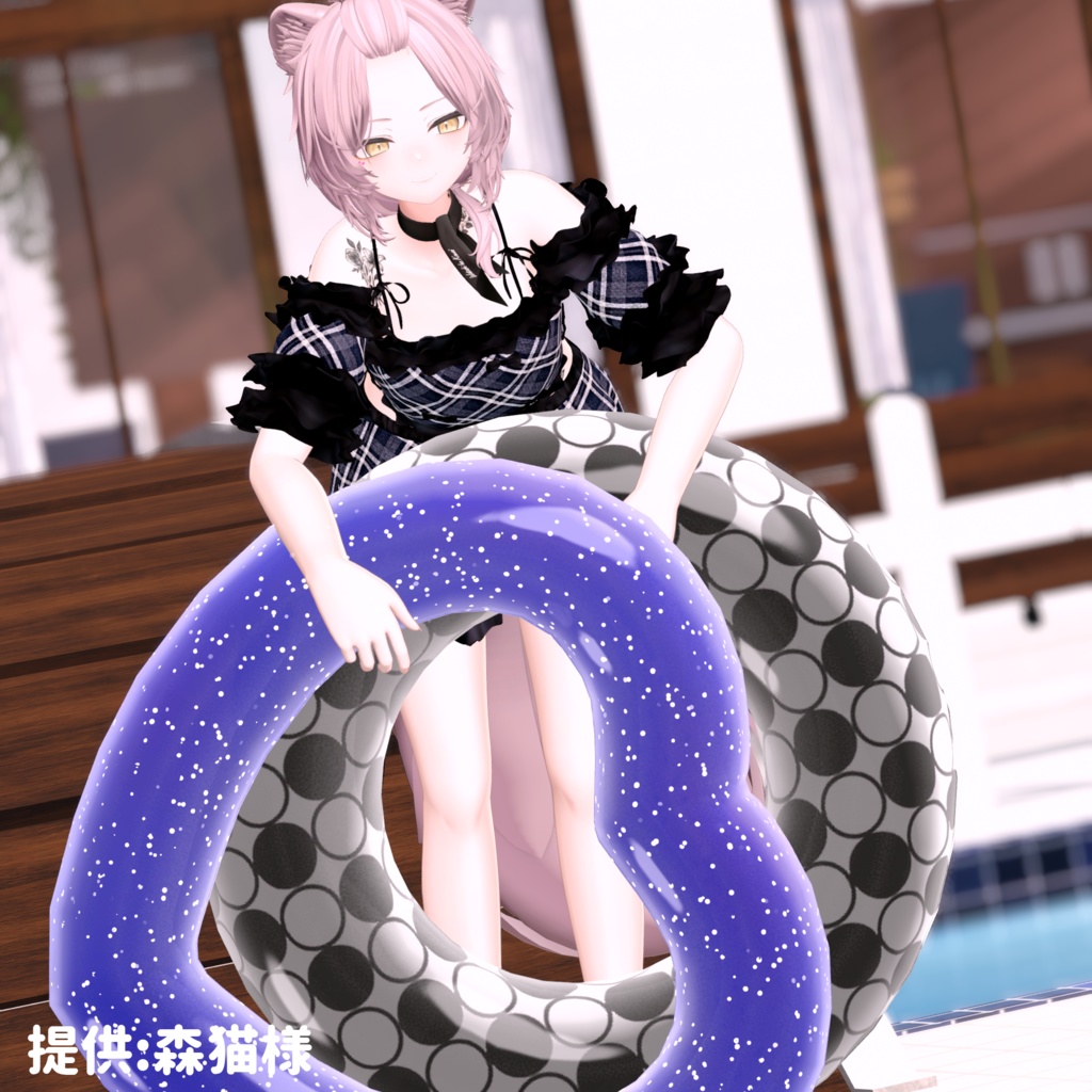 うきわ/Swim ring【3Dモデル】