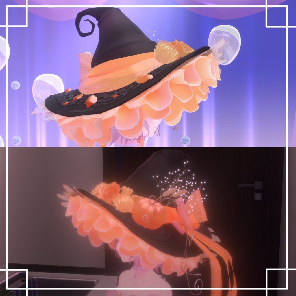 【PB対応】Harvest Witch Hat【VRChat想定】
