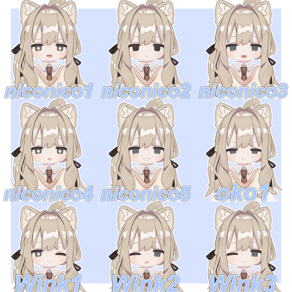 【キプフェル】ゆったりだぅな~じとめっ!kipfel表情セット35種類