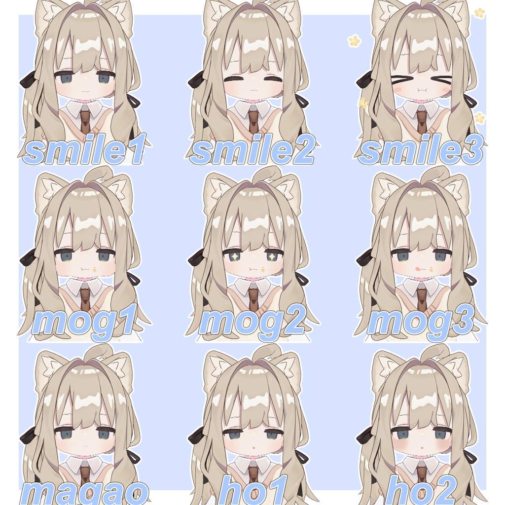 【キプフェル】ゆったりだぅな~じとめっ!kipfel表情セット35種類