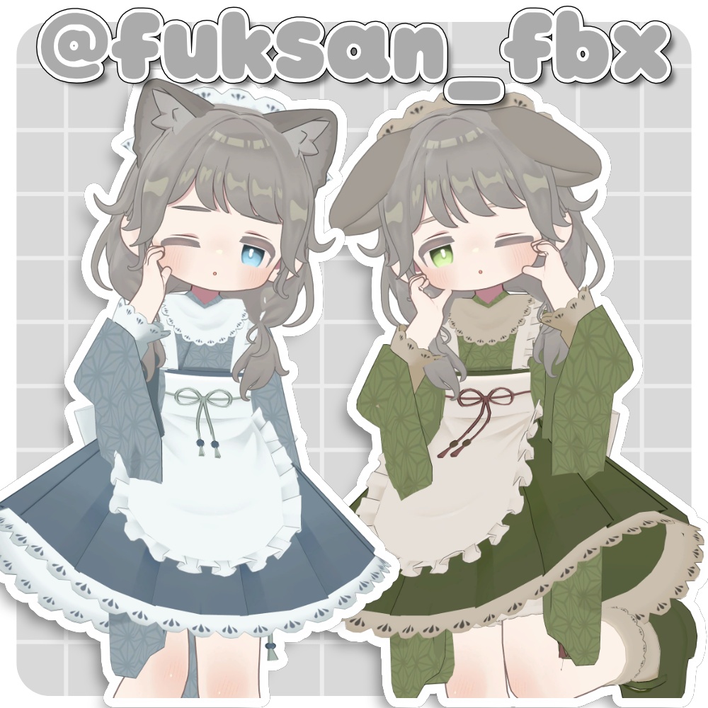 【キプフェル】ゆったりたれめっ!kipfel表情セット40種類+支援版10種類!