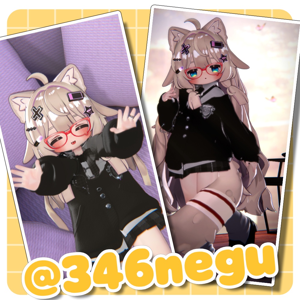 【キプフェル】ゆったりたれめっ!kipfel表情セット40種類+支援版10種類!