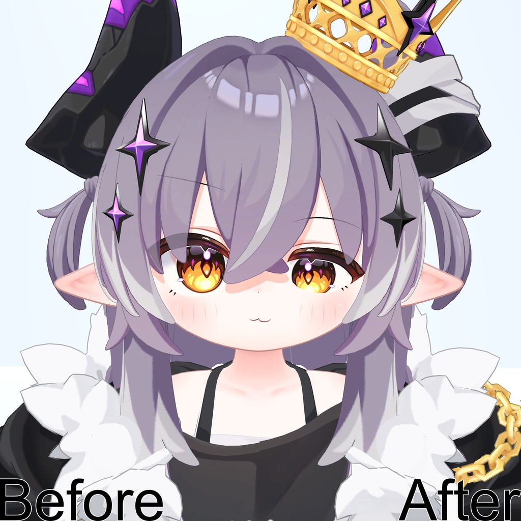 【メルヴィ】メルヴィちゃんたれめっ!表情セット45種類+支援版15種類!【Melvii】