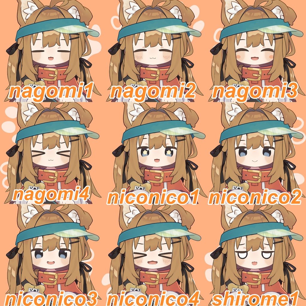 【まめひなた】ゆったりまめひなた表情セット!【mamehinata】