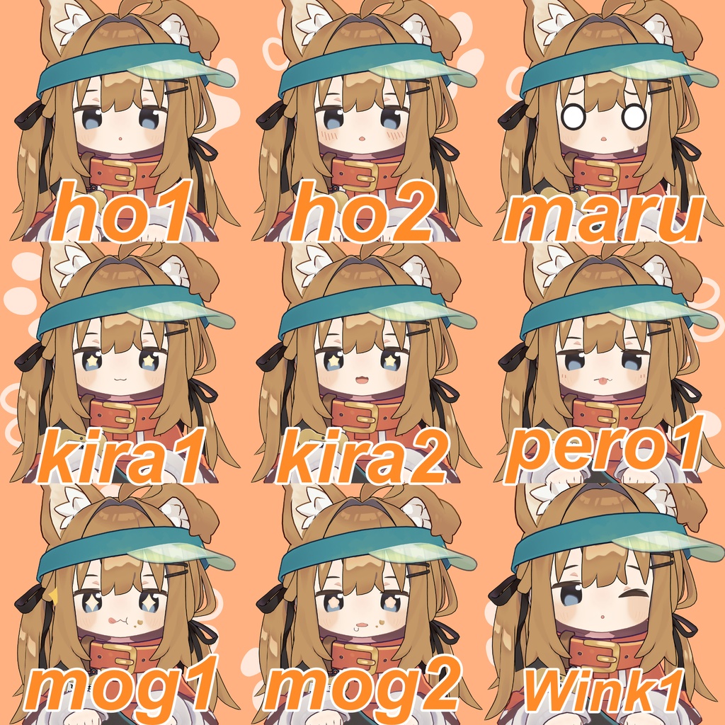 【まめひなた】ゆったりまめひなた表情セット!【mamehinata】