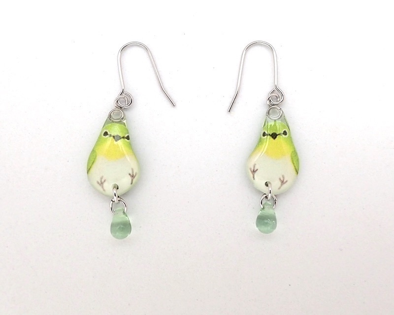 【ピアス】メジロ