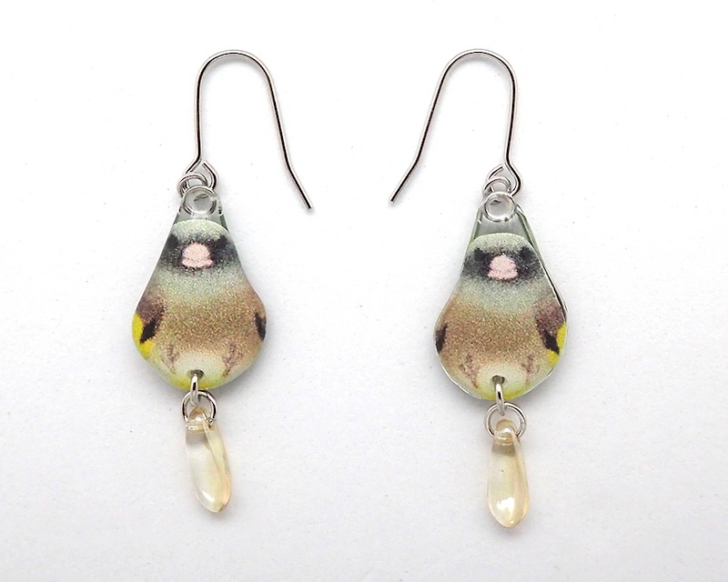 【ピアス】カワラヒワ