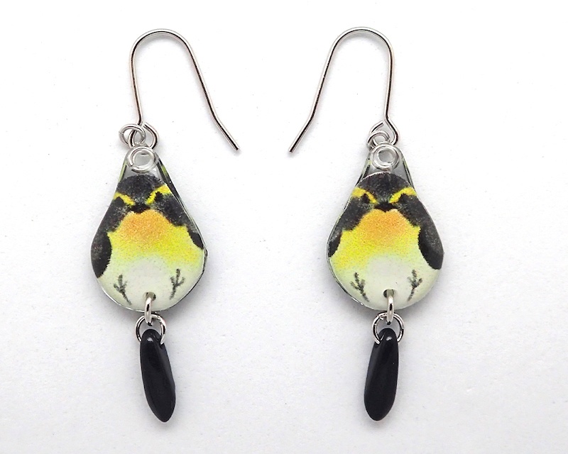 【ピアス】キビタキ