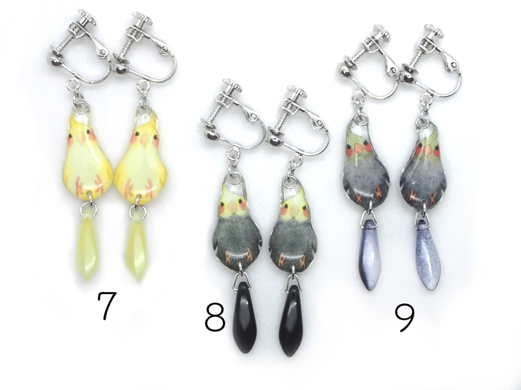 【イヤリング】オカメインコA