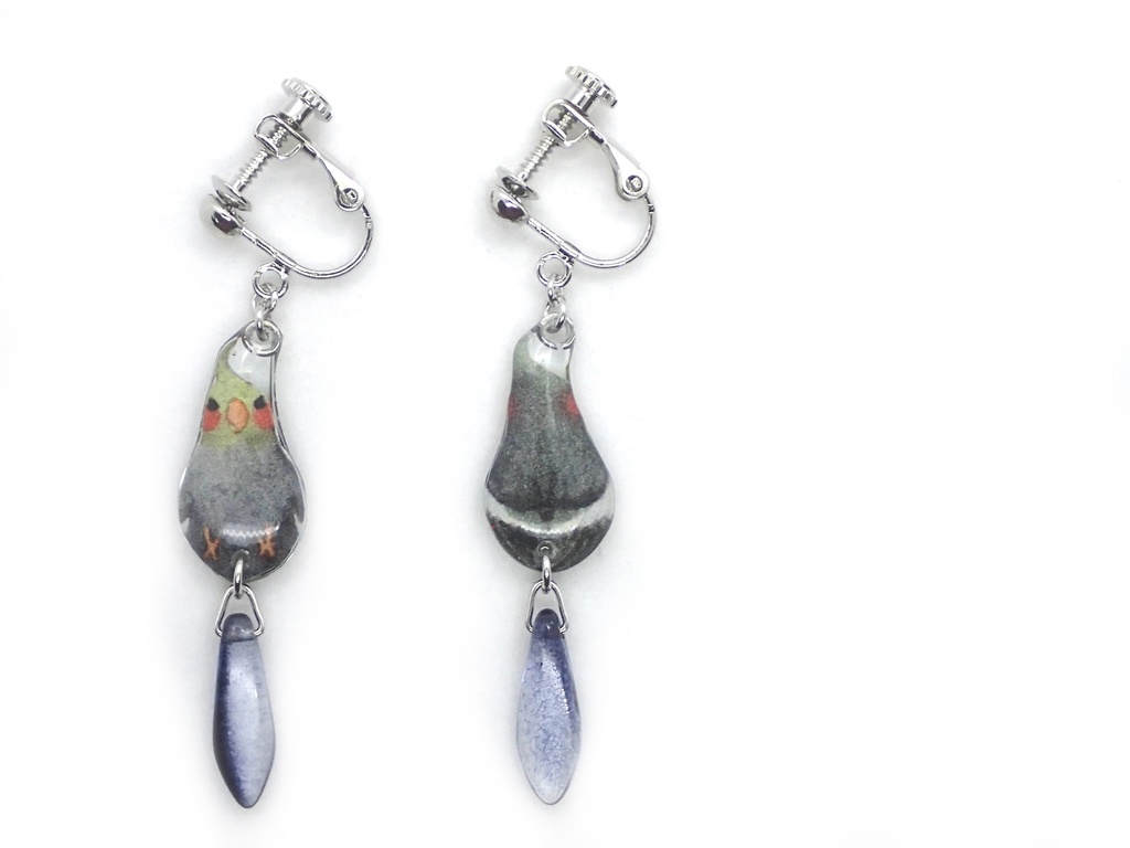 【イヤリング】オカメインコA