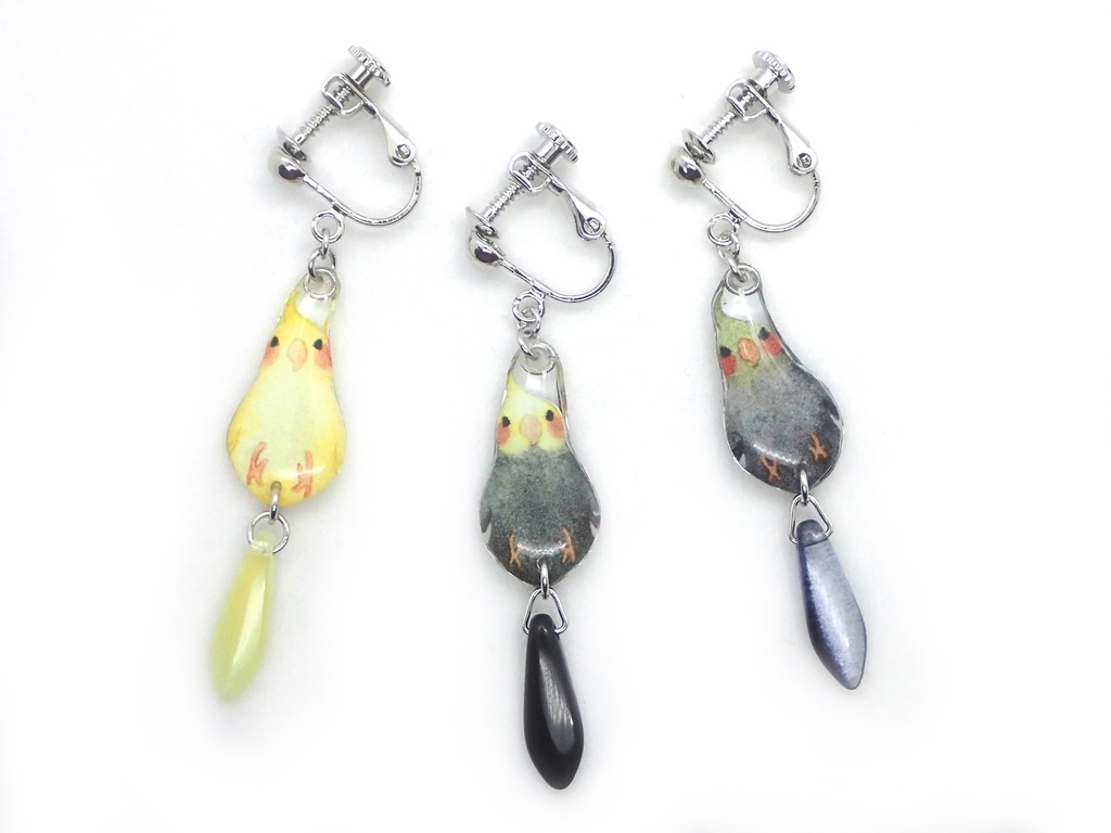【イヤリング】オカメインコA