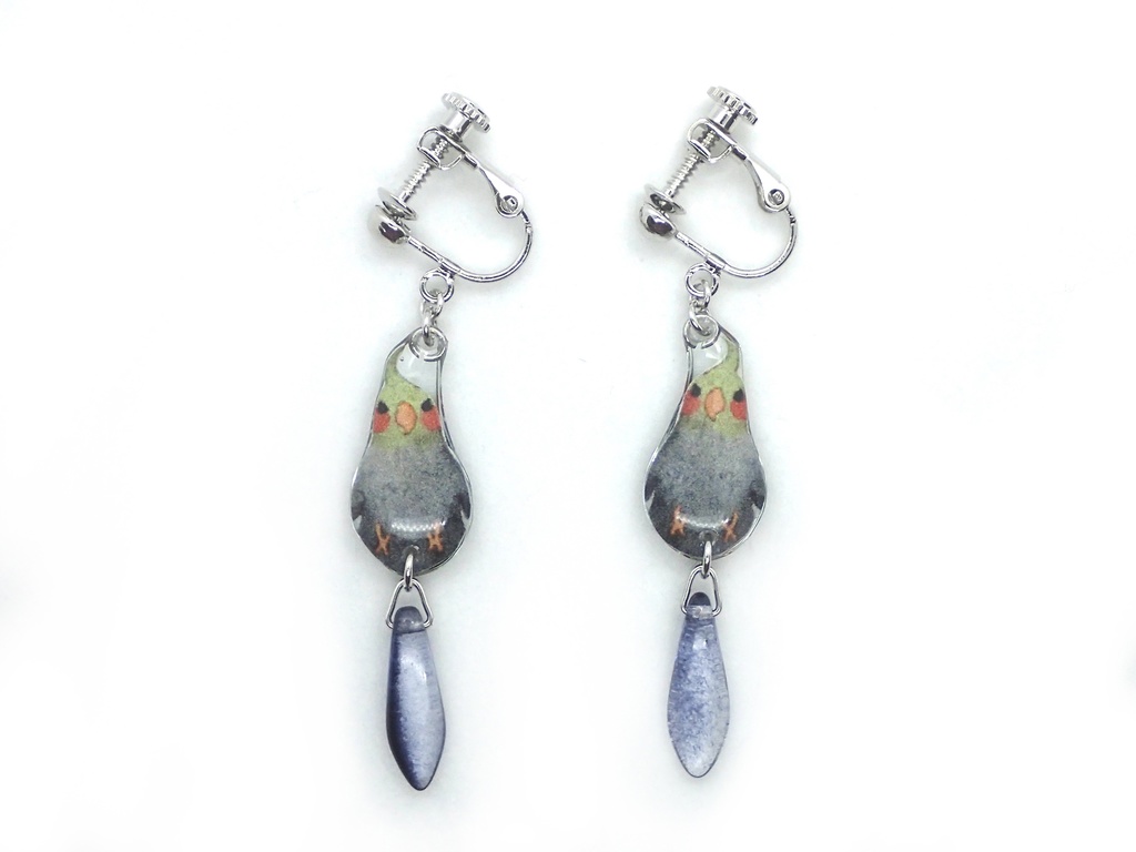 【イヤリング】オカメインコA