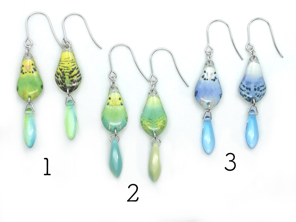 【ピアス】セキセイインコA