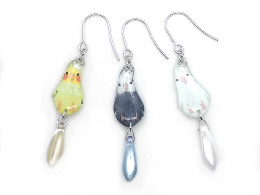 【ピアス】オカメインコB