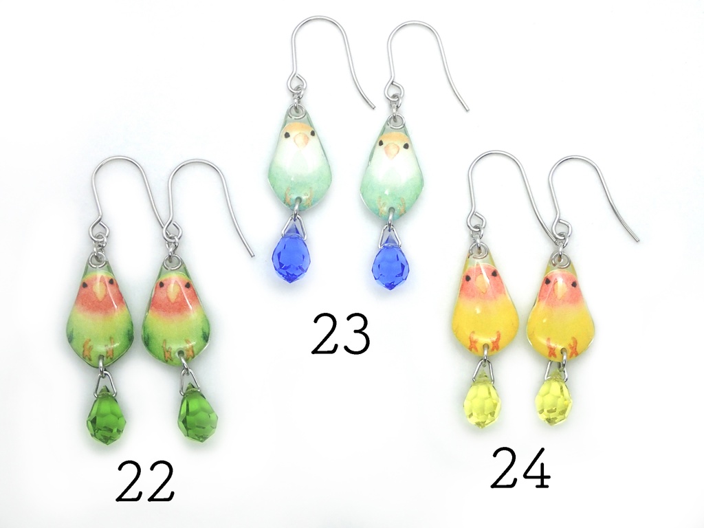 【ピアス】コザクラインコ